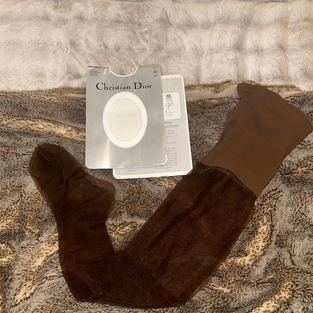 New vintage Christian Dior pantyhose